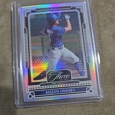 Kellon Lindsey /49 - 2025 Panini Three And Two Silver #7 - LA Dodgers
