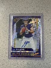 2024 Panini Donruss - Elite Series Rookies J.J. McCarthy #4 Autographs /99