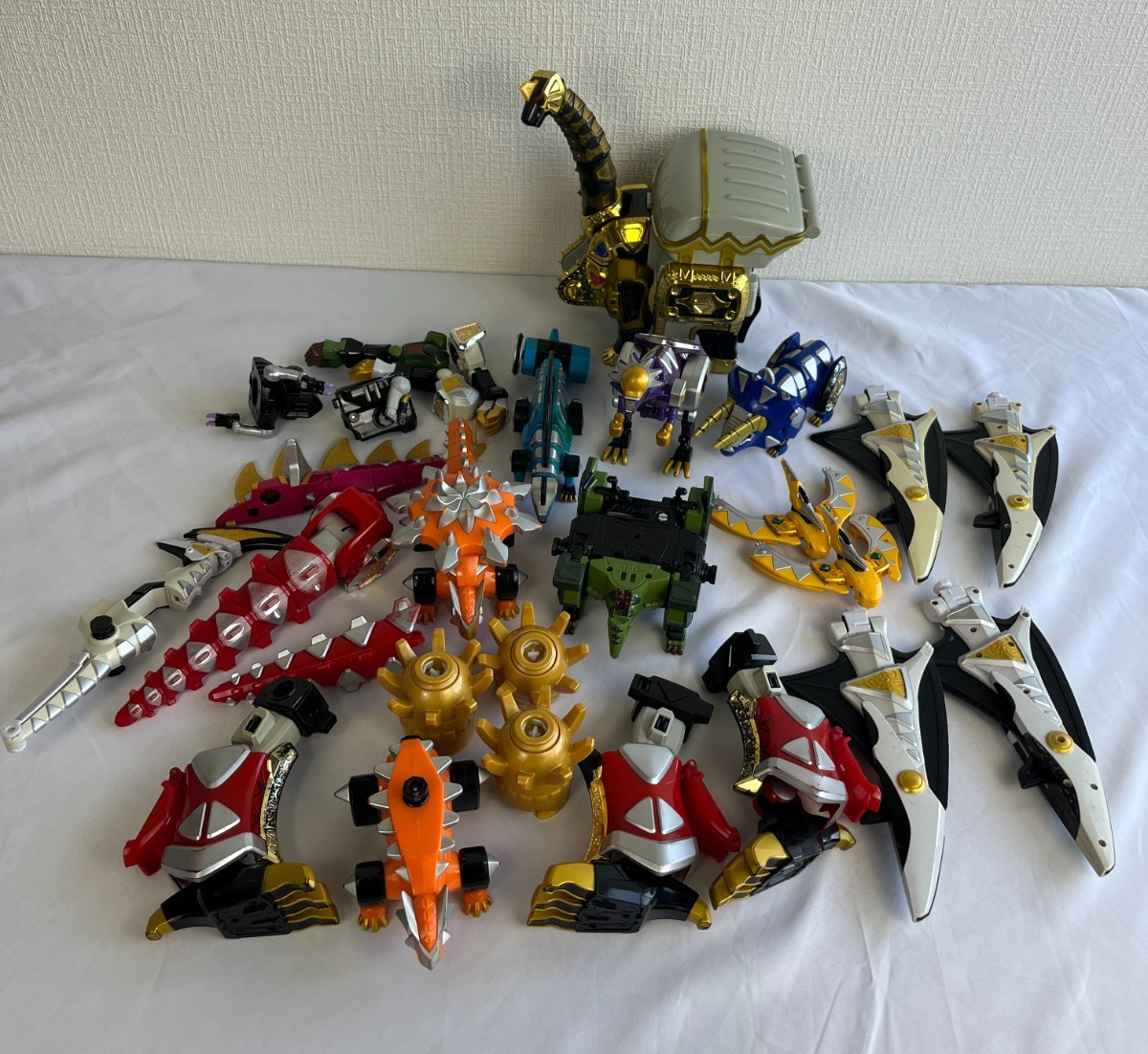 BANDAI Power Rangers Dino Thunder Abaranger DX Set Megazord JUNK 