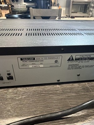 TASCAM CD-RW900MKII CD recorder working tested no remote | eBay
