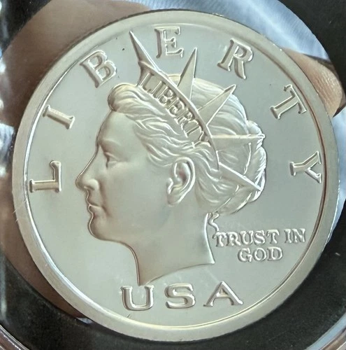 Norfed 2005 1/2 oz Silver Round Proof 10 Liberty Dollars .999 Fine Silver