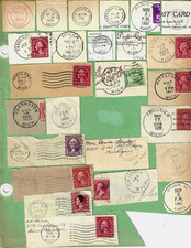 MICHIGAN Town Date CDS Cancels 1894-1927 2 Cent Washingtons US CDS2