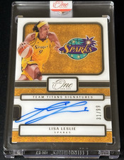 LISA LESLIE AUTO 2025 PANINI ONE AND ONE WNBA /99 ON CARD AUTOGRAPH SPARKS🔥🔥