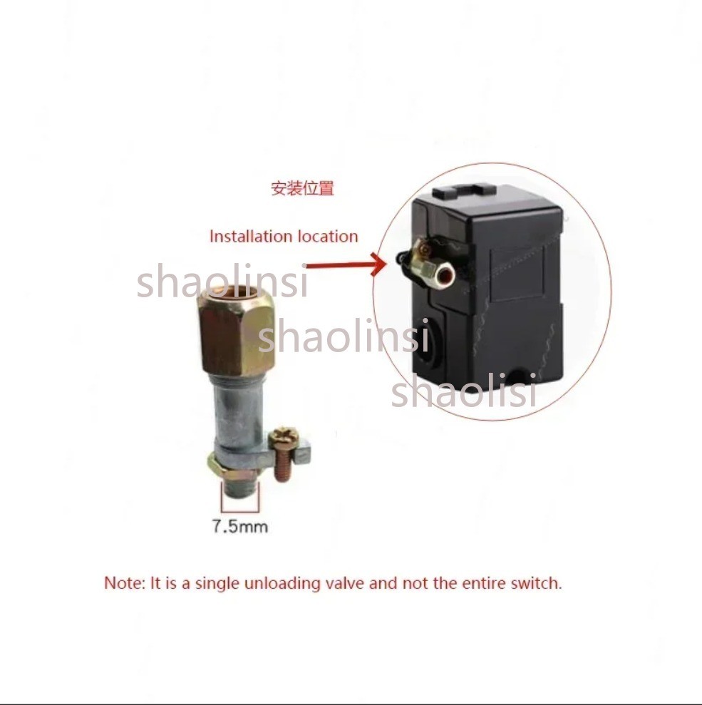 Pressure Switch Handle Switch Unloading Valve Pressure Relief Valve Vent Nozzle