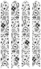 Muc-Off 20-Piece Cube-Tec Chainstay/Seatstay Protection Kit - Durable Scratch &