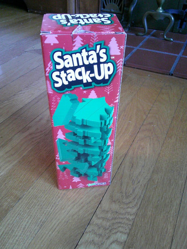 Christmas Game Tree Stack-Up Wood Blocks Stacking Building Tower Kids 6+ Holiday
