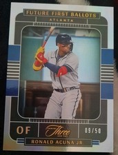 2022 Panini Three and Two - Future First Ballots Ronald Acuña Jr. #FFB-10 /50
