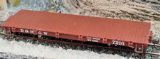 Bachmann Spectrum On30 27318 Flat Car with Stakes. D&RGW. VGC. Boxed.