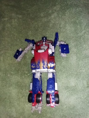 Pre Owned Transformer 6 Inch Tall Optimus Prime Action Figure Hasbro