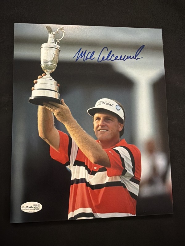 Mark Calcavecchia Signed 8x10 1989 British Open Champion 4x Ryder Cup JSA