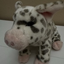 Douglas Cuddle Toys Spotted Pig 12" Bean Bag Stuffed Plush Animal Toy.