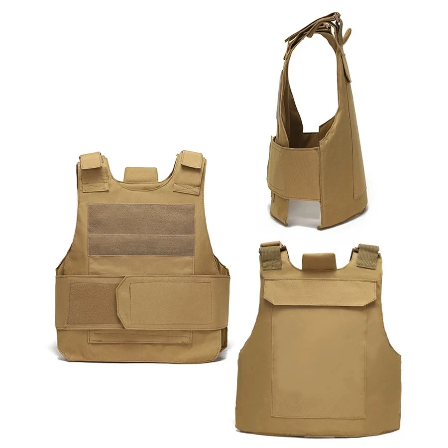 Mud Color Protective Tactical Vest Adjustable Army Hunting Training Defense