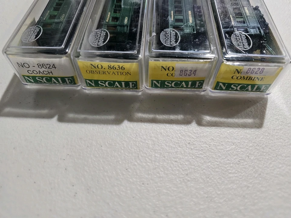 Model Power N Scale Car Pak Presidential passenger set #8624, 8636, 8634, 8628 - Image 4 of 4
