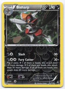 Bisharp 72/108 Dark Explorers Reverse Holo Rare