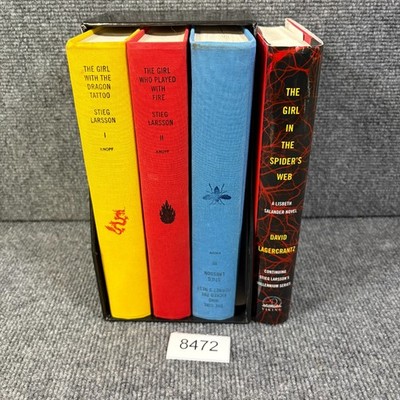 Steig Larsson The Millennium Trilogy Hardcover Set Girl with the Dragon Tattoo