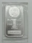 1 oz Highland Mint Morgan Head Design .999+ Fine Silver Art Bar Sealed