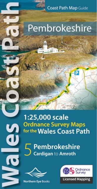Pembrokeshire Coast Path Map (OS Map Books: Wales Coast Path) - 1:25,000 scale Ordnance Survey mapping for the Pembrokeshire section of the Wales ... ... Ordnance Survey maps for the Wales Coast Path - Image 2