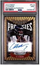 2024 Topps Finest Prodigies #PCJS CJ Stroud Rookie Card RC Auto Autograph PSA 9