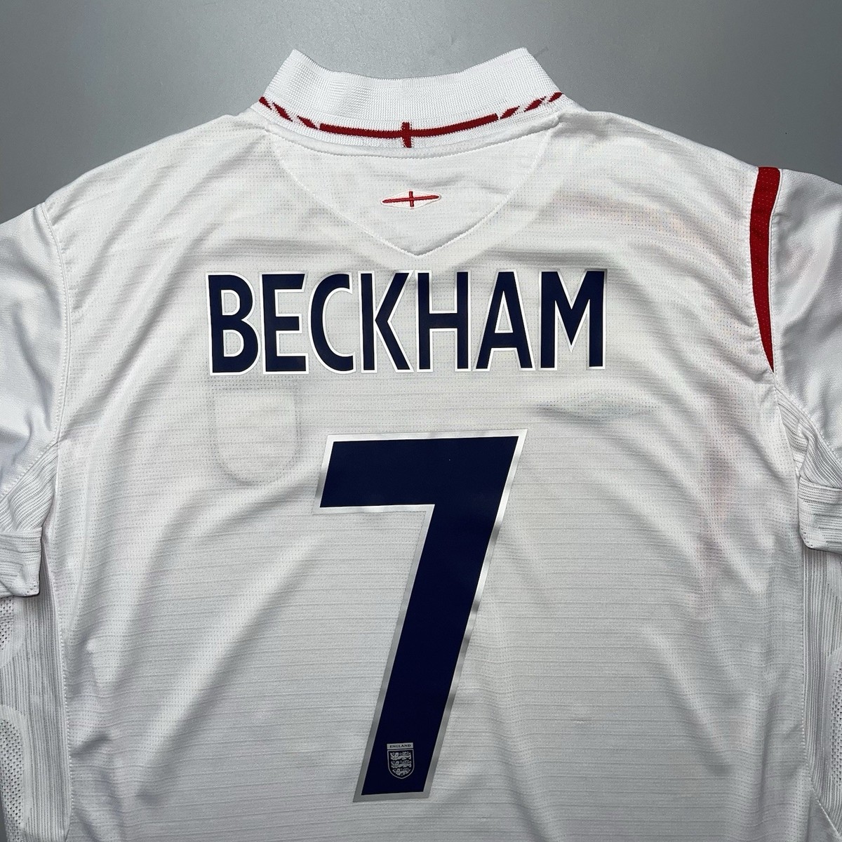 ENGLAND UMBRO 2006 WORLD CUP FOOTBALL SOCCER HOME JERSEY #7