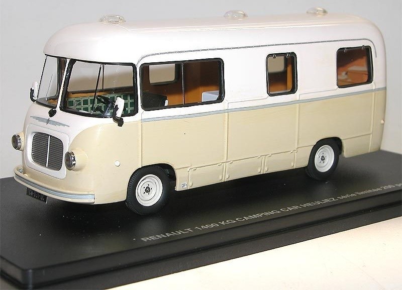 Renault 1400kg Heuliez Camper Perfex PER307 réplique nostalgique au 1/43