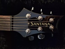 PRS Santana SE Electric Guitar/Postal monkey guitar case.
