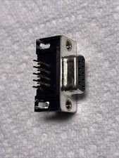 DB9 D-SUB 9 Pin RS232 Fem Assembly Right Angle PCB Solder Connector Lot Of 100 