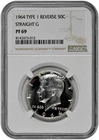 1964 Type 1 Straight G 50c Silver Proof Kennedy Half Dollar NGC PF 69 New Holder