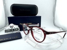 POLO RALPH LAUREN PH 2083 6146 SHINY OPAL RED MEN EYEGLASSES FRAME OVAL 48MM NEW