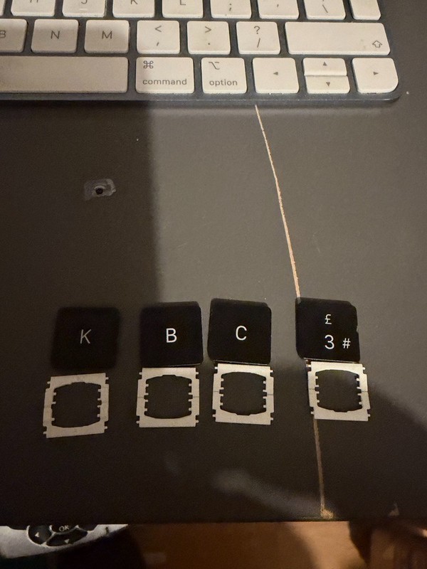 MacBook Pro Keyboard Replacement Keys A1989 A1990 A2159 Key Caps Set OEM