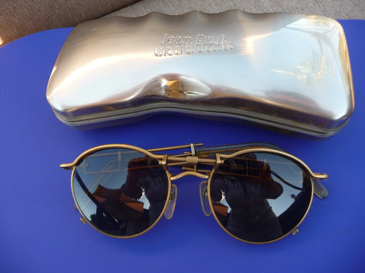 Jean Paul Gaultier Gold Vintage Sunglasses for sale | eBay