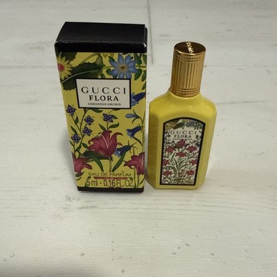 Gucci Flora Gorgeous Orchid EDP Mini Splash 5ml NEW Women s Perfume Travel Size