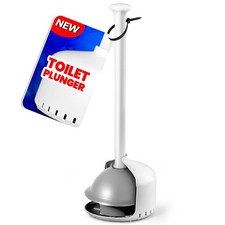 Toilet Plunger with Holder,Plungers for Bathroom with Holder,Heavy Duty Plung...