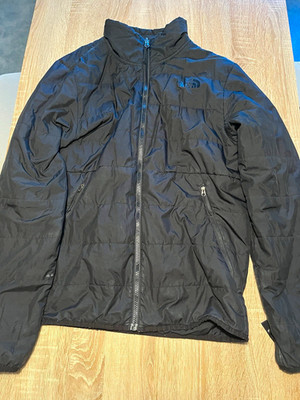 The North Face Herren Steppjacke M Schwarz Stehkragen Zip Nylon NF0A3SS4