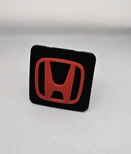 Honda Suv Truck Black Red Tow Hitch Coverplugcap For 2 Receivers