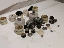 Lot of 20+ Unbranded Conveyor Wheels - Varying Types and Sizes - As Shown