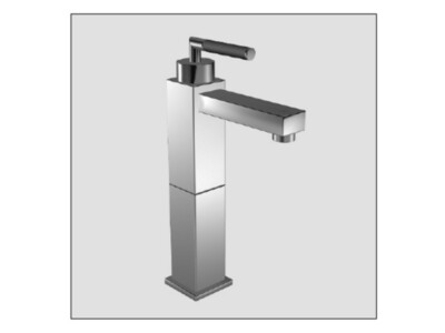 NEW KWC QBIX Vessel Single Lever Mixer Bathroom Faucet 12.251.102.006 - Chrome