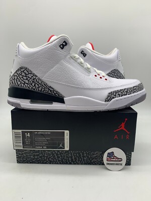 Size 14 - Jordan 3 Retro White Cement 2011 for sale online | eBay