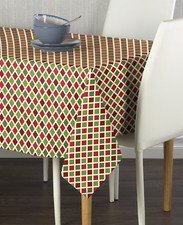 Christmas Diamonds Signature Tablecloths - Assorted Sizes