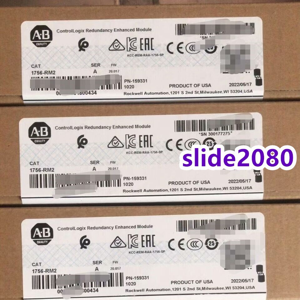 New Factory Sealed AB 1756-RM2 SER A ControlLogix Redundancy Enhanced ...