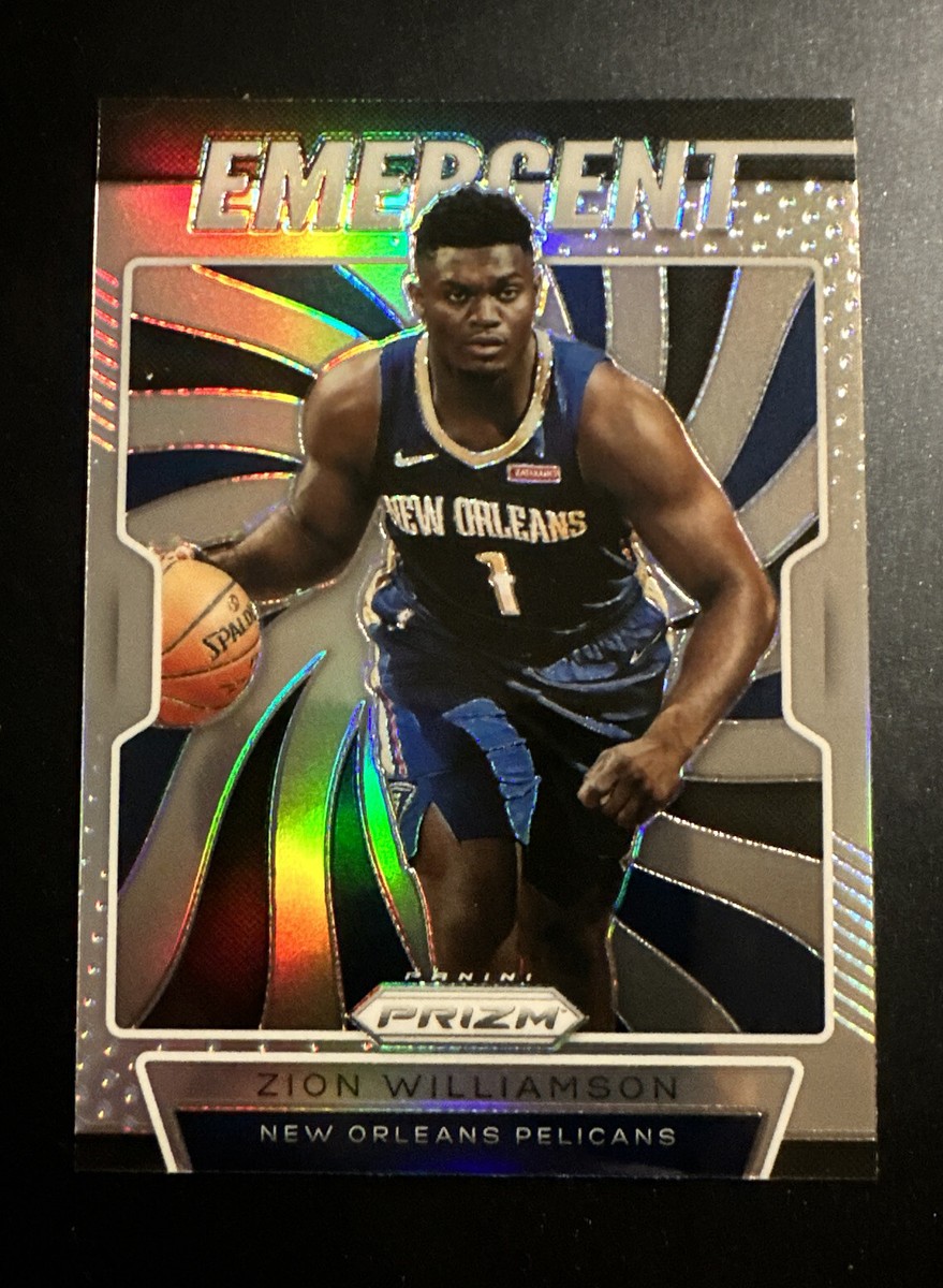 Zion Williamson 2019-20 Prizm Emergent Silver Rookie New Orleans