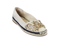 Brian Atwood Size 5 Us Women's Shoes Beige Textile - on sale Brian Atwood Size 5 Us Women's Shoes Beige Textile - on sale