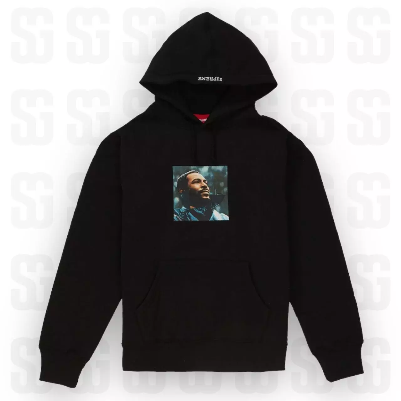 Sweat à capuche Supreme Marvin Gaye taille L noir
