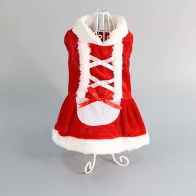 Pets Dog & Cat Santa Claus Christmas Clothing, Pet Winter Warm Apparel Santa