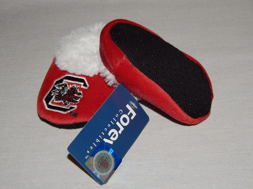 South Carolina Gamecocks Shoes Baby Slippers Size 3/6 6/9 Months Footies Booties - Image 3 of 4
