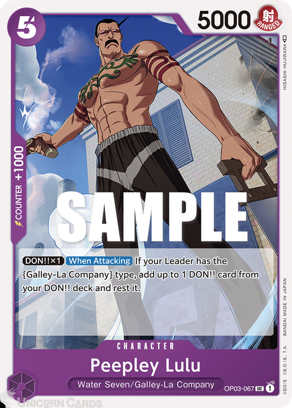 OP03-067 Peepley Lulu :: Uncommon One Piece TCG Card :: OP03: Pillars of Strengt