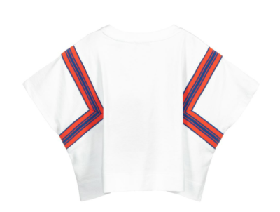 Burberry Girls White Alda Logo Print Cotton T-Shirt size 8 10 12 