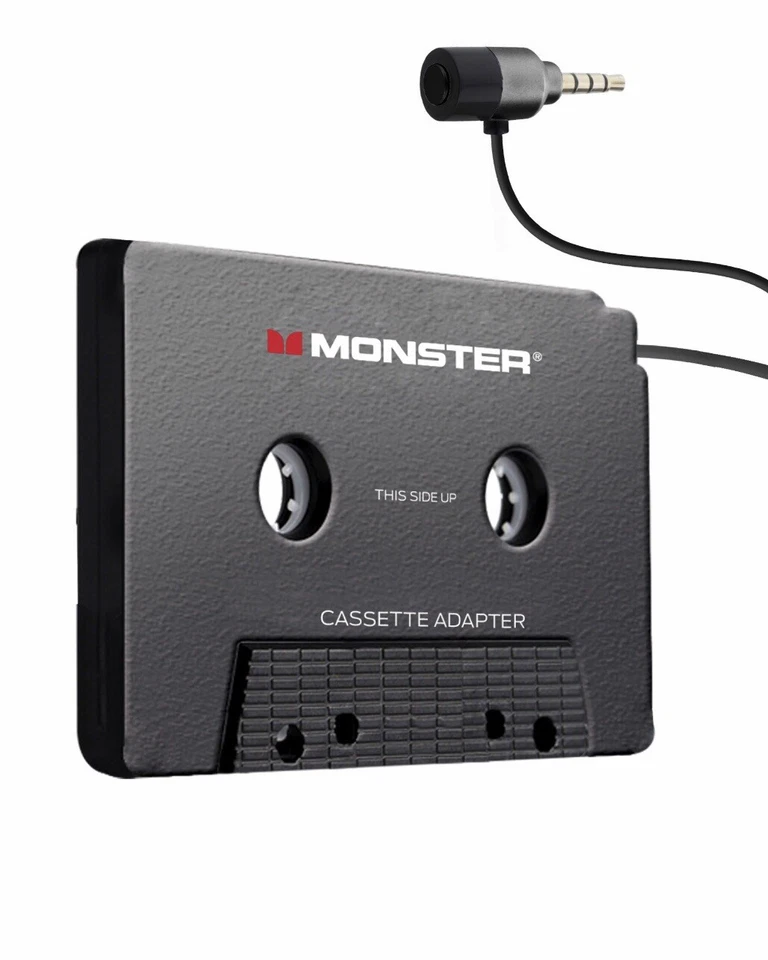 MONSTER Cassette to 3.5mm Aux Input Audio Adapter with Hands-Free Calling - Image 2 of 4