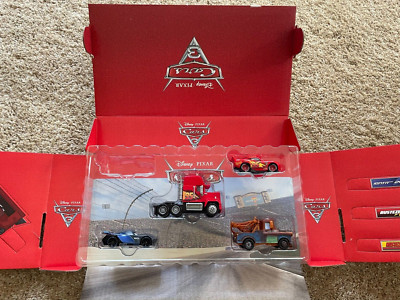 Disney Pixar Cars 3 2022 Diecast POPUP Package MACK Mater LM Storm missing 1 SAV