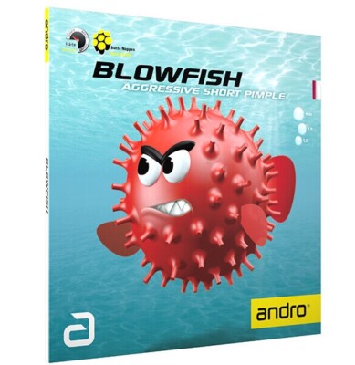 Andro Blowfish kurze Pickel Tisch Tennis Gummi