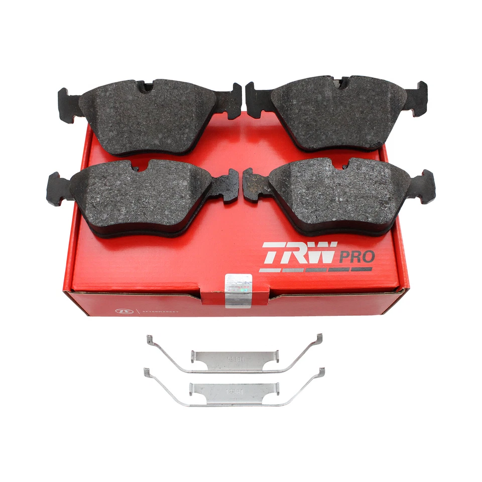 Juego de pastillas de freno delanteras bajas metálicas TRW PRo para BMW E46 330Ci M3 E83 E85 X3 E86 Z4 Foto 3 de 4